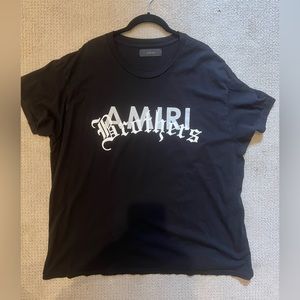 Men’s Black Amiri Tee size xxl